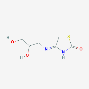 4-[(2,3-dihydroxypropyl)amino]-1,3-thiazol-2(5H)-one