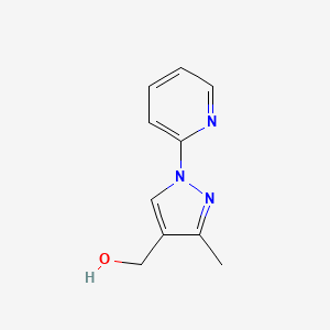 [3-Methyl-1-(pyridin-2-yl)-1H-pyrazol-4-yl]methanol