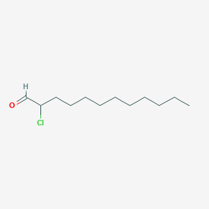 molecular formula C12H23ClO B8526512 2-Chlorododecanal CAS No. 16486-86-5