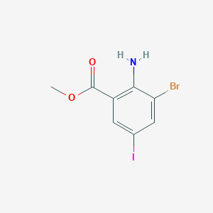 Methyl 2-amino-3-bromo-5-iodobenzoate