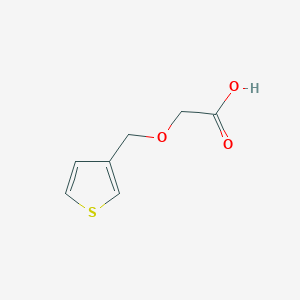 molecular formula C7H8O3S B8526554 3-Thienylmethoxyacetic acid 