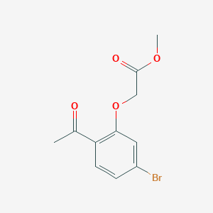 Methyl 2-(2-acetyl-5-bromophenoxy)acetate