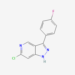 6-Chloro-3-(4-fluorophenyl)-1H-pyrazolo[4,3-c]pyridine