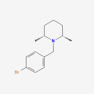 rel-(2S,6R)-1-(4-Bromobenzyl)-2,6-dimethylpiperidine