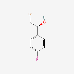 molecular formula C8H8BrFO B8526645 (S)-2-Bromo-1-(4-fluorophenyl)ethanol 