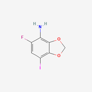 4-Amino-5-fluoro-7-iodo-1,3-benzodioxole