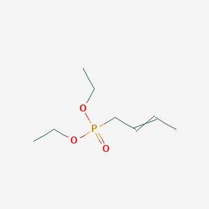 molecular formula C8H17O3P B8526662 Diethyl 2-butenephosphonate 
