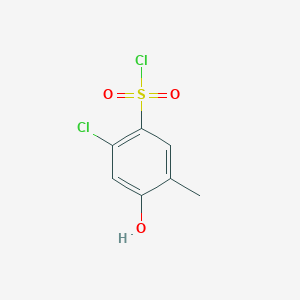 2-chloro-4-hydroxy-5-methylbenzenesulfonyl Chloride