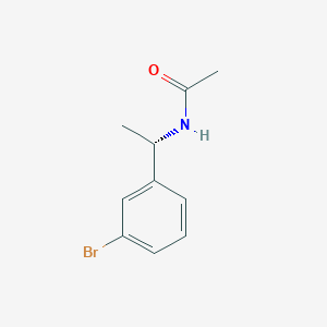 molecular formula C10H12BrNO B8526695 (S)-N-[1-(3-Bromophenyl)ethyl]Acetamide 