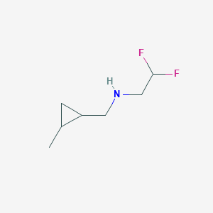 molecular formula C7H13F2N B8526698 (2,2-Difluoroethyl)[(2-methylcyclopropyl)methyl]amine 
