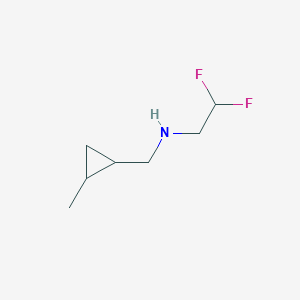 (2,2-Difluoroethyl)[(2-methylcyclopropyl)methyl]amine