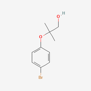 2-(4-Bromophenoxy)-2-methylpropan-1-ol