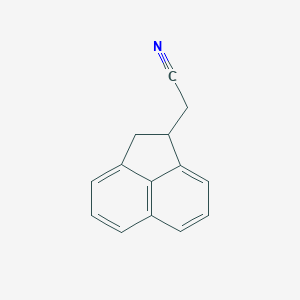 molecular formula C14H11N B8526760 2-(1,2-Dihydroacenaphthylen-1-yl)acetonitrile 