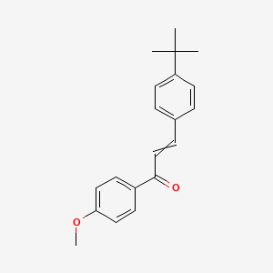molecular formula C20H22O2 B8526772 4-(1,1-Dimethylethyl)benzylidene-4'-methoxyacetophenone 