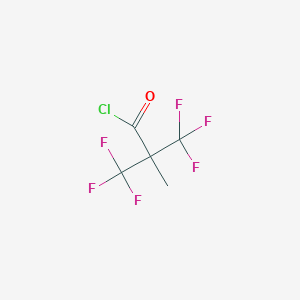 3,3,3-Trifluoro-2-methyl-2-(trifluoromethyl)propanoyl chloride