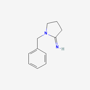 molecular formula C11H14N2 B8526927 1-Benzyl-2-iminopyrrolidine CAS No. 7544-78-7