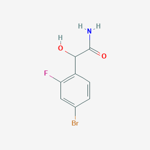 2-(4-Bromo-2-fluorophenyl)-2-hydroxyacetamide