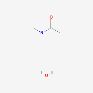 molecular formula C4H11NO2 B8526951 Dimethylacetamide water CAS No. 56955-14-7
