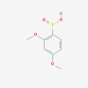 molecular formula C8H10O4S B8526989 2,4-Dimethoxybenzenesulfinic acid 