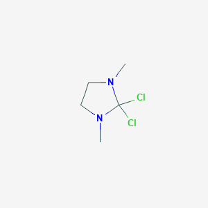 molecular formula C5H10Cl2N2 B8526997 2,2-Dichloro-1,3-dimethylimidazolidine 