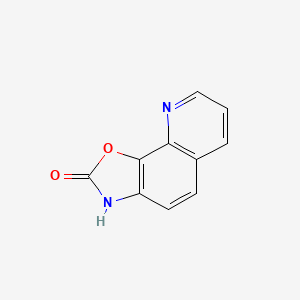 molecular formula C10H6N2O2 B8527028 2-Oxo-3H-oxazolo[4,5-h]quinoline 