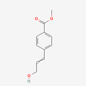 molecular formula C11H12O3 B8527040 Methyl 4-(3-hydroxy-1-propenyl)-benzoate 