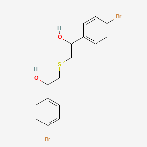 B8527066 2,2'-Sulfanediylbis[1-(4-bromophenyl)ethan-1-ol] CAS No. 1000775-69-8