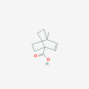 molecular formula C10H14O2 B8527076 4-Methylbicyclo[2.2.2]oct-2-ene-1-yl carboxylic acid CAS No. 14233-92-2