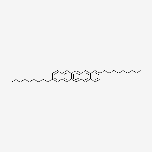 molecular formula C40H50 B8527085 2,9-Dinonylpentacene CAS No. 503603-28-9
