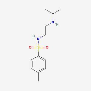 molecular formula C12H20N2O2S B8527109 N-[2-(isopropylamino)ethyl]-p-toluenesulfonamide CAS No. 58677-42-2