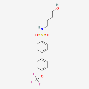 [1,1'-Biphenyl]-4-sulfonamide, N-(4-hydroxybutyl)-4'-(trifluoromethoxy)-