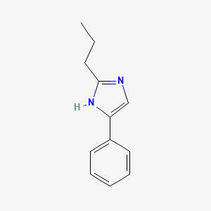 molecular formula C12H14N2 B8527250 4-Phenyl-2-propylimidazole 