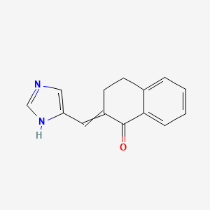 2-[(1H-Imidazol-5-yl)methylidene]-3,4-dihydronaphthalen-1(2H)-one