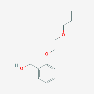 molecular formula C12H18O3 B8527282 2-(2-Propoxyethoxy)benzyl alcohol 