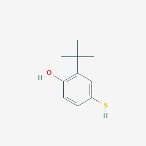 molecular formula C10H14OS B8527286 1,1-Dimethylethyl-4-mercaptophenol 