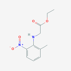 molecular formula C11H14N2O4 B8527337 N-(2-Methyl-6-nitrophenyl)glycine ethyl ester 