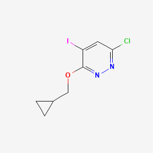 6-Chloro-3-cyclopropylmethoxy-4-iodo-pyridazine