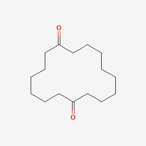 molecular formula C16H28O2 B8527371 1,8-Cyclohexadecanedione CAS No. 17853-46-2
