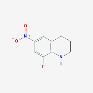 molecular formula C9H9FN2O2 B8527389 8-Fluoro-6-nitro-1,2,3,4-tetrahydroquinoline 