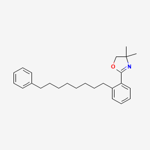 4,4-Dimethyl-2-[2-(8-phenyloctyl)phenyl]-4,5-dihydro-1,3-oxazole