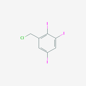 molecular formula C7H4ClI3 B8527398 2,3,5-Triiodobenzyl chloride 
