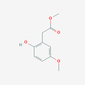 molecular formula C10H12O4 B8527532 Methyl 2-(2-hydroxy-5-methoxyphenyl)acetate CAS No. 441356-57-6