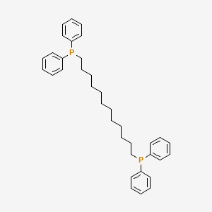 molecular formula C36H44P2 B8527541 1,12-Bis(diphenylphosphino)dodecane CAS No. 41625-32-5