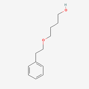 molecular formula C12H18O2 B8527795 4-Phenethoxybutan-1-ol 