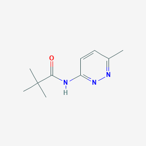 molecular formula C10H15N3O B8527800 2,2-dimethyl-N-(6-methyl-pyridazine-3-yl)-propionamide 