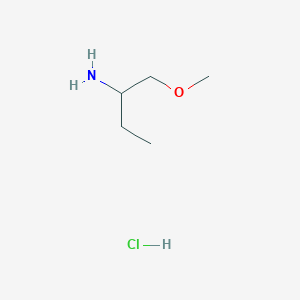 molecular formula C5H14ClNO B8527857 1-methoxymethyl-propylamine HCl 