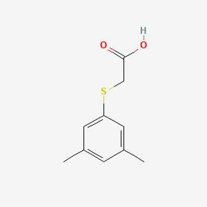 molecular formula C10H12O2S B8527870 [(3,5-Dimethylphenyl)thio]acetic acid 