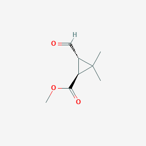 Methyl trans-3,3-dimethyl-2-formylcyclopropanecarboxylate