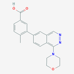 molecular formula C20H19N3O3 B8527902 4-Methyl-3-(1-morpholinophthalazin-6-yl)benzoic acid 