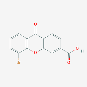 molecular formula C14H7BrO4 B8527948 5-Bromo-9-oxo-9H-xanthene-3-carboxylic acid CAS No. 825650-07-5